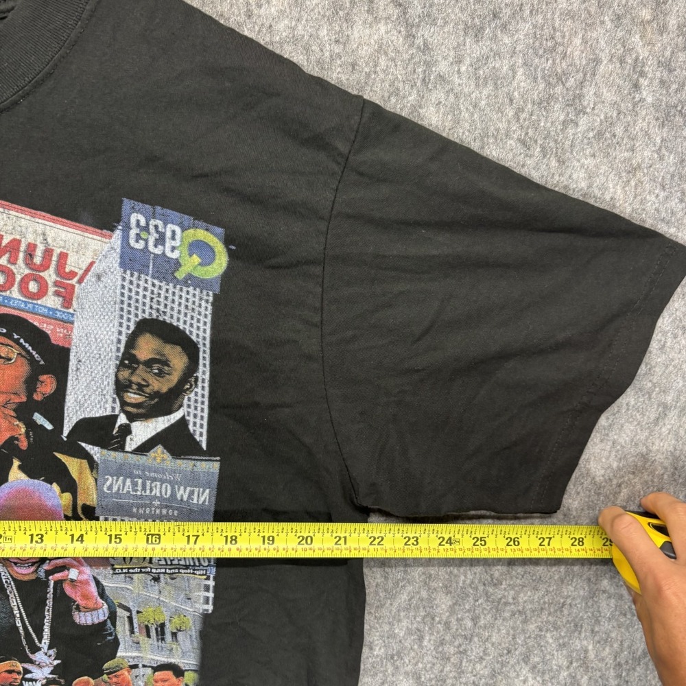 New Orleans Rap T-Shirt Men's Large Shaka Wear Lil Wayne Jazz Nola Cash Money - Picture 7 of 10